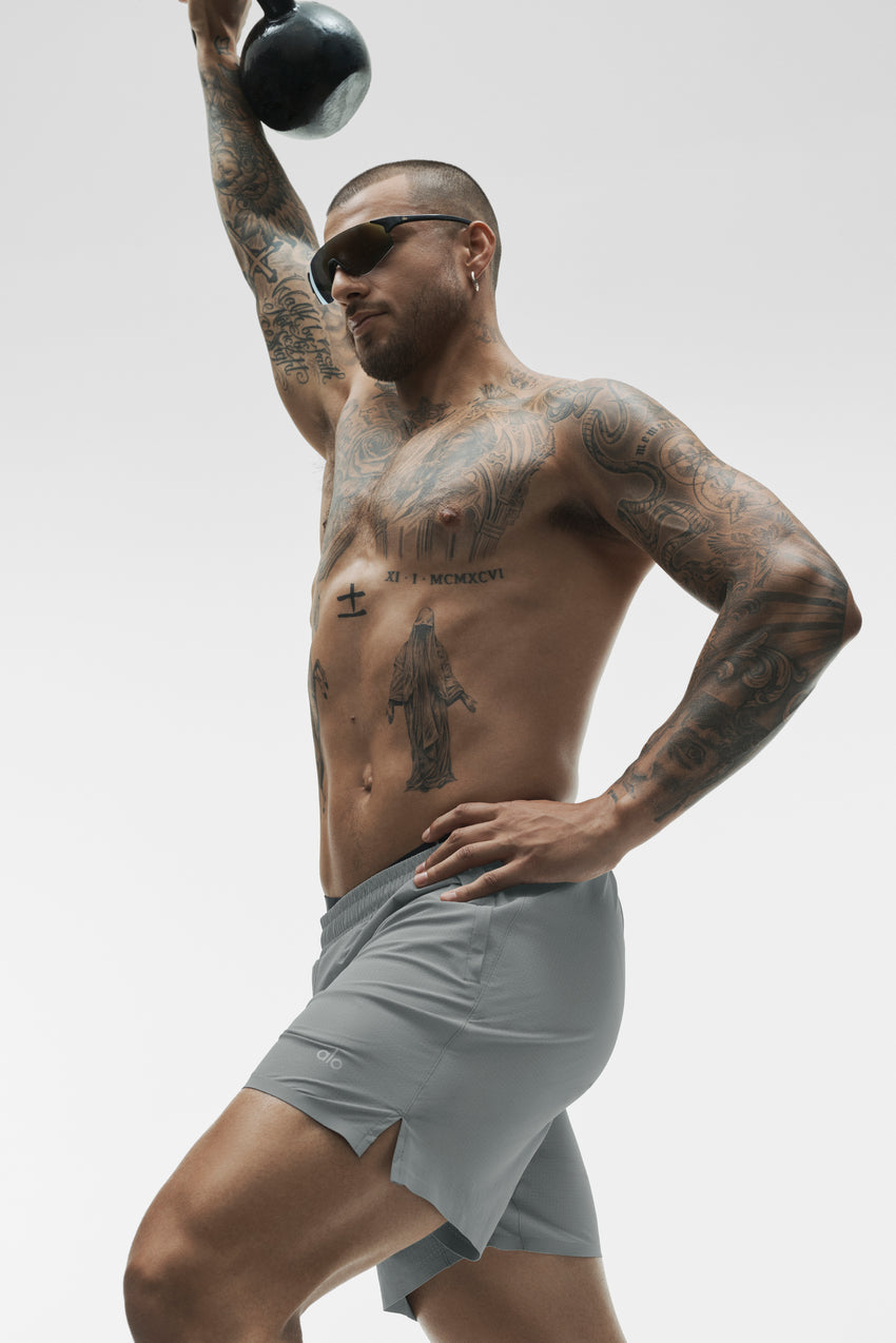 5" Traction Running Short - Monument