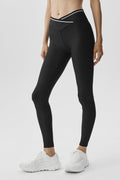 Airlift High-Waist Trifecta Legging - Black/White